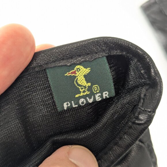 PLOVER buttery soft black leather ladies gloves Size L - Picture 4 of 12